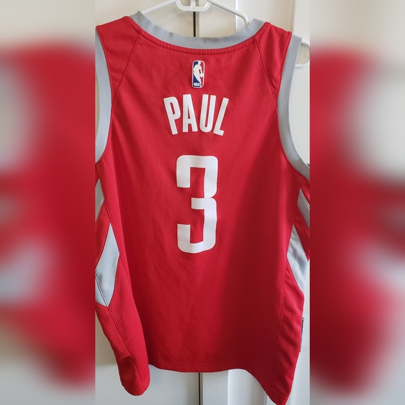 NIKE Houston Rockets Jersey CHRIS PAUL Swingman 48 Large NBA Connect AUTHENTIC - Picture 9 of 12